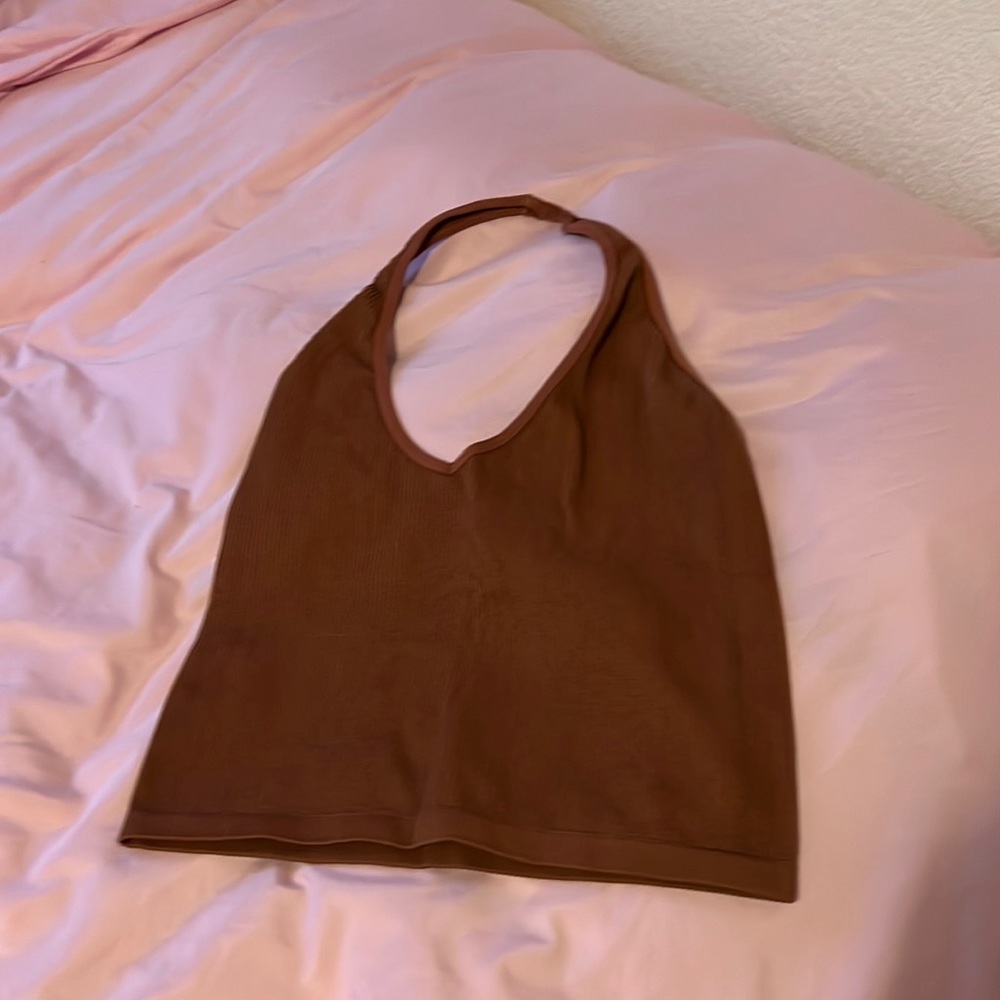 Free People Intimately Halter Tank Top